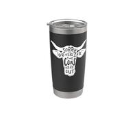 Lo siento llegamos tarde las vacas salieron Vaso térmico de acero inoxidable de doble pared