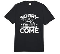 Lo Siento, llego Tarde a Nadar Broma Comfort Colors Adult Heavyweight T-Shirt