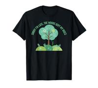 Lo Siento, llego Tarde El Bosque mantuvo mis Discos de Golf Divertido Camiseta