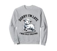 Lo Siento, llego Tarde, Estaba Dilly Dallying Funny Sudadera