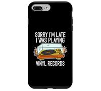 Lo siento, llego tarde, estaba tocando discos de vinilo Carcasa para iPhone 7 Plus/8 Plus