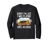 Lo siento, llego tarde, estaba tocando discos de vinilo Manga Larga