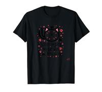 Lo Siento, llego Tarde, mi Gato Estaba Siendo Lindo Camiseta, Hombre, Negro, 3XL