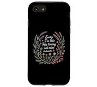 Lo Siento, llego Tarde su Tiempo, no el mío Eclesiastés 3:1 Lindo Carcasa para iPhone SE (2020) / 7/8