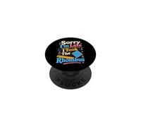 Lo Siento, llego Tarde, tomé el rombo matemáticas Divertidas PopSockets PopGrip Adhesivo