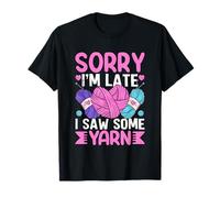 Lo siento, llego tarde, vi algo de humor de hilo Camiseta