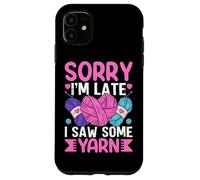 Lo siento, llego tarde, vi algo de humor de hilo Carcasa para iPhone 11