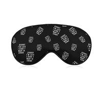 Lo siento, llegué tarde, no quería venir a dormir, máscara con los ojos vendados, linda cubierta para sombra de ojos con correa ajustable para mujeres, hombres, noche