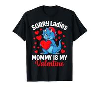 Lo Siento, mamá, ¿es Divertido mi Dinosaurio Triceratops de San Valentín? Camiseta
