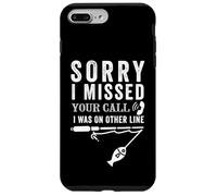 Lo siento, me perdí tu llamada Funny Fishing Angler Fisherman Fish Carcasa para iPhone 7 Plus/8 Plus