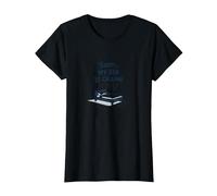 Lo Siento, mi Cama está Llamando | No me invites después Camiseta, Mujer, Negro, XS