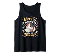 Lo siento, mi conejillo de indias comió mi tarea, un roedor Camiseta sin Mangas