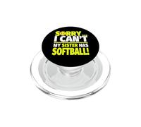 Lo Siento, mi Hermana Tiene softbol - Hermano Divertido de softbol PopSockets PopGrip para MagSafe