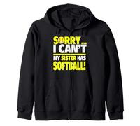 Lo Siento, mi Hermana Tiene softbol - Hermano Divertido de softbol Sudadera con Capucha