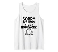 Lo Siento, mi Rana se comió mi Tarea Camiseta sin Mangas