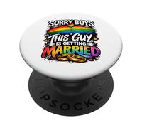 Lo Siento Muchachos, Este Chico se va a Casar Orgullo de PopSockets PopGrip Adhesivo