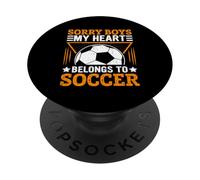 Lo siento muchachos, mi corazón pertenece al fútbol PopSockets PopGrip Adhesivo
