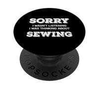 Lo Siento no Escuchar Costura Manualidades Quilting PopSockets PopGrip Adhesivo