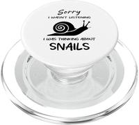 Lo siento, no estaba escuchando Estaba pensando en el humor de caracoles PopSockets PopGrip para MagSafe
