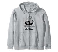 Lo siento, no estaba escuchando Estaba pensando en el humor de caracoles Sudadera con Capucha