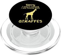 Lo Siento, no Estaba Escuchando Estaba Pensando en el Humor de Las Jirafas PopSockets PopGrip para MagSafe