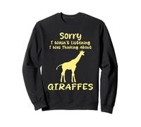Lo Siento, no Estaba Escuchando Estaba Pensando en el Humor de Las Jirafas Sudadera