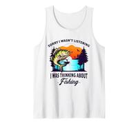 Lo Siento, no Estaba Escuchando, Estaba Pensando en el Traje de Pesca Camiseta sin Mangas