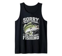 Lo Siento, no Estaba Escuchando, Estaba Pensando en los Amantes de la Pesca Camiseta sin Mangas