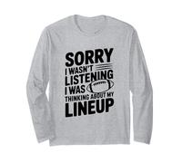 Lo Siento, no Estaba Escuchando, Estaba Pensando en mi alineación Manga Larga