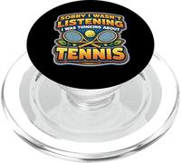 Lo Siento, no Estaba Escuchando, Estaba Pensando en un Jugador de Tenis PopSockets PopGrip para MagSafe