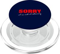 Lo Siento, no Estoy Escuchando una Cita Divertida PopSockets PopGrip para MagSafe