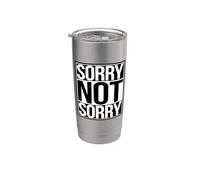 Lo siento, no lo siento Vaso térmico de acero inoxidable de doble pared