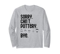 LO Siento. NO Puedo. CERÁMICA. Meme Divertido de cerámica de Potter Manga Larga