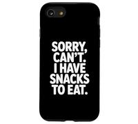 Lo Siento, no Puedo Comer bocadillos para Comer Humor gastronómico Carcasa para iPhone SE (2020) / 7/8