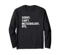 Lo Siento, no Puedo Decir adiós a la meteorología - Meteorito de astronomía Espacial Manga Larga