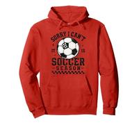 Lo Siento, no Puedo es Temporada de fútbol Fútbol Mamá Fútbol Mamá Sudadera con Capucha