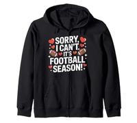Lo Siento, no Puedo, es Temporada de fútbol, Linda mamá o fanática de los Deportes Sudadera con Capucha