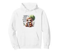 Lo Siento, no Puedo, Estoy Muy Ocupado, Lindo Perezoso café Sudadera con Capucha