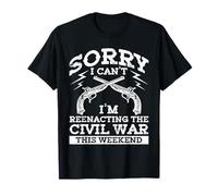 Lo Siento, no Puedo, Estoy recreando el diseño de la Guerra Civil Camiseta