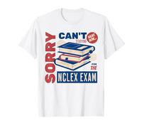 Lo Siento, no Puedo estudiar para NCLEX Exam Nurse RN Nursing School Camiseta