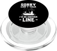 Lo Siento, no Puedo Hablar, Estoy en Otra línea: Arte humorístico de Pesca PopSockets PopGrip para MagSafe