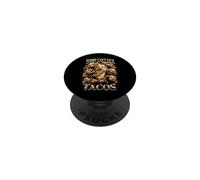 Lo Siento, no Puedo Hablar Tacos John Pork Funny PopSockets PopGrip Adhesivo