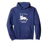 Lo Siento, no Puedo IR, Soy un Gato de Interior, Broma Divertida Sudadera con Capucha