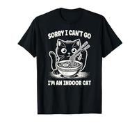Lo Siento, no Puedo IR, Soy un Gato de Interior Camiseta