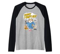 Lo Siento, no Puedo IR, Soy un Gato de Interior, Divertido, Amante de Las Mascotas Camiseta Manga Raglan