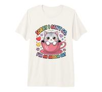 Lo Siento, no Puedo IR, Soy un Gato de Interior, Divertido, Amante de Las Mascotas Camiseta Premium