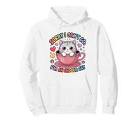 Lo Siento, no Puedo IR, Soy un Gato de Interior, Divertido, Amante de Las Mascotas Sudadera con Capucha