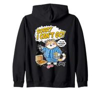 Lo Siento, no Puedo IR, Soy un Gato de Interior, Divertido, Amante de Las Mascotas Sudadera con Capucha