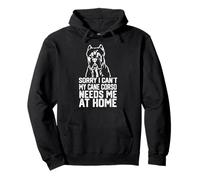 Lo Siento, no Puedo mi Cane Corso me Necesita en casa, Papá Cane Corso Sudadera con Capucha
