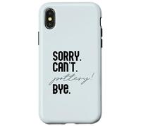 LO Siento. NO Puedo. Pottery! ADIÓS. Potter Ceramics Meme EN LA Espalda Carcasa para iPhone X/XS